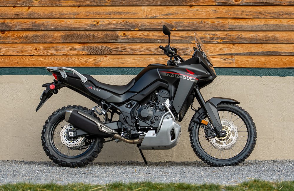 Side view of the 2024 Honda Transalp