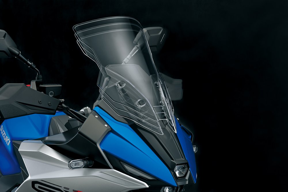 photo showing different windscreen positions