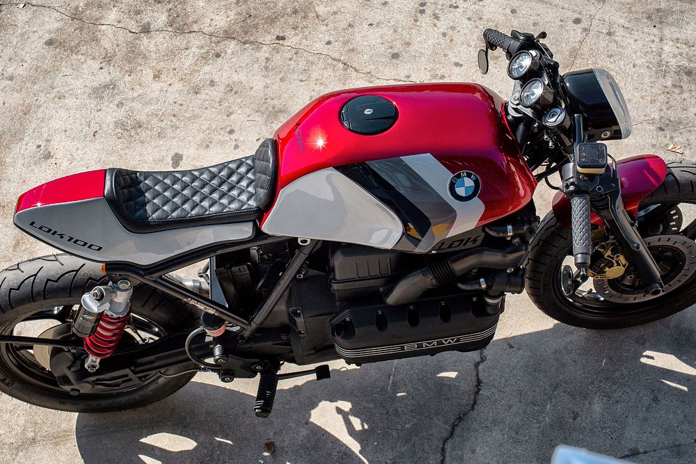 overhead veiw of the BMW custom