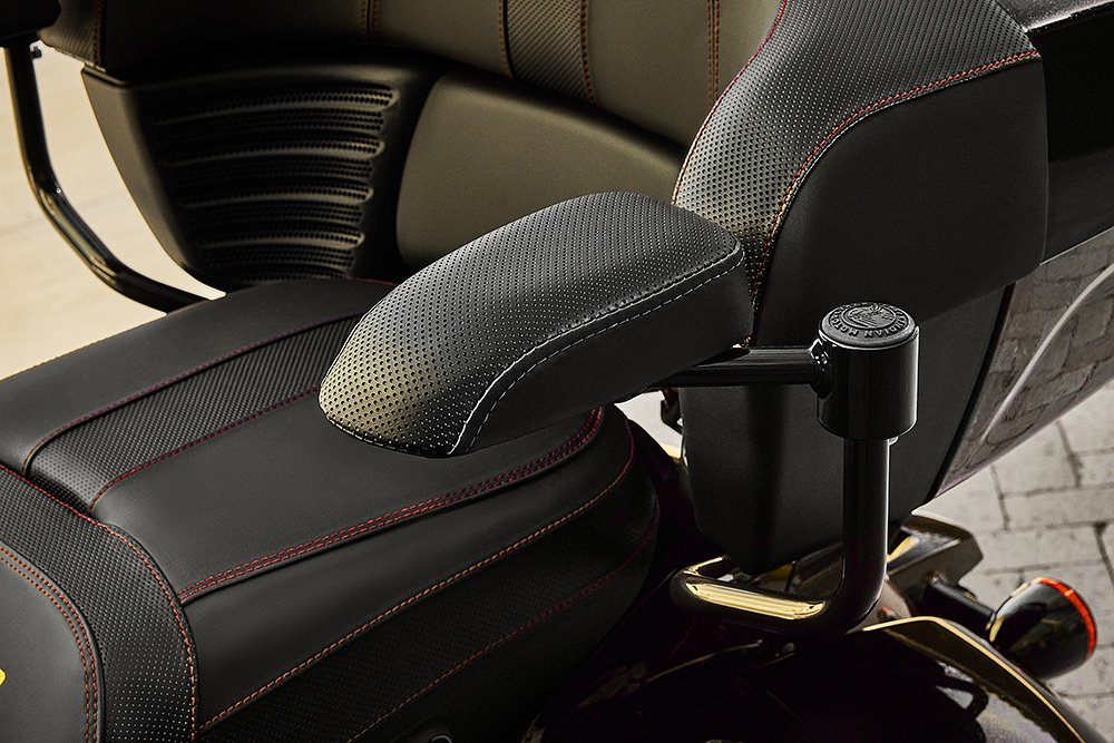 close shot of the passenger seat and arm rests