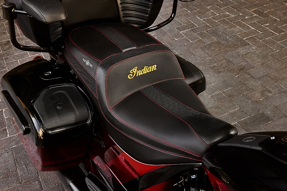 close shot of the seat on the Roadmaster Elite