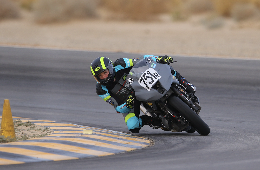Zack CTXP TMAX superbike at the track