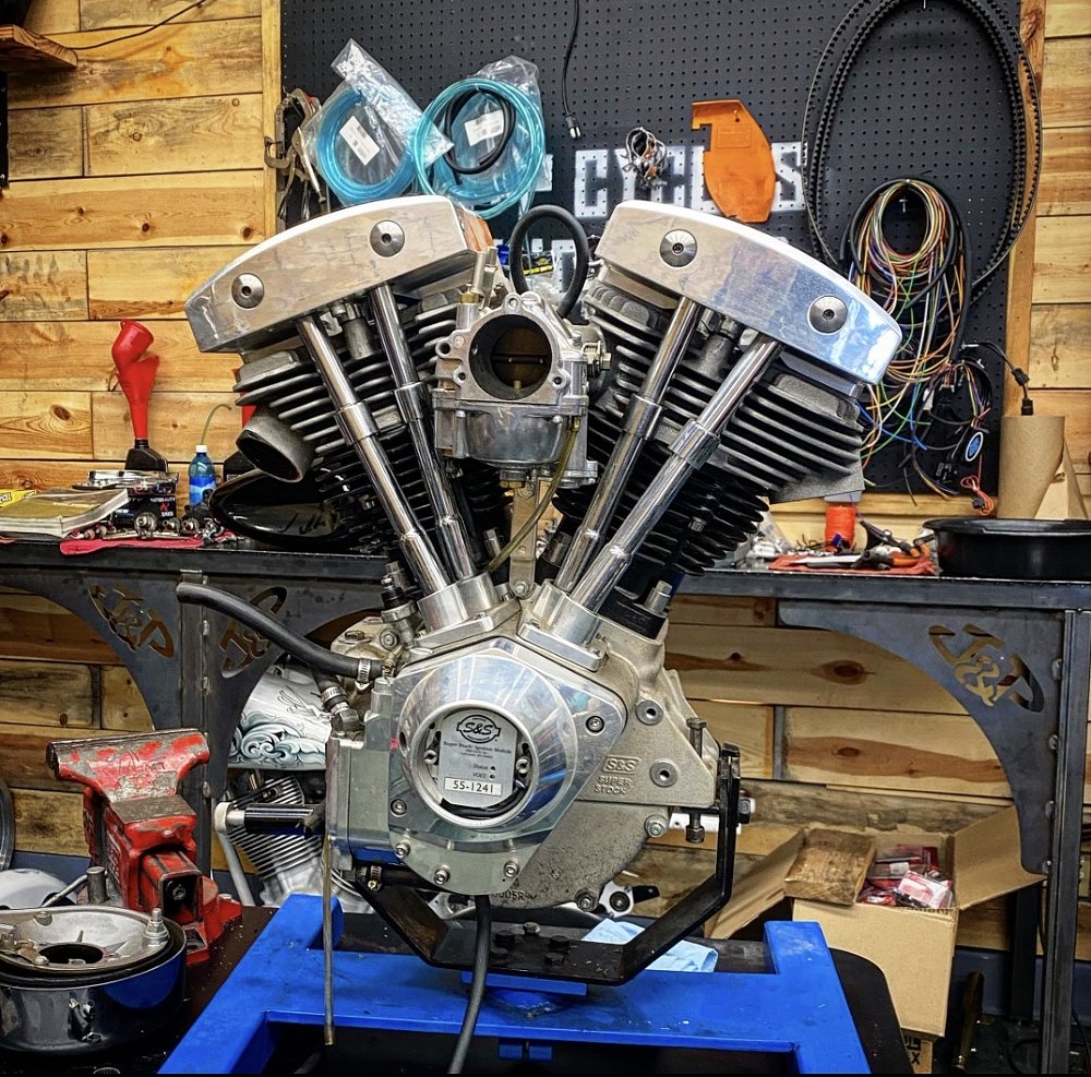 closeup shot of the SH93 engine