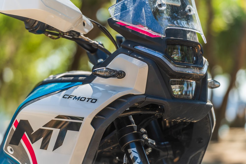 front fairing and headlight on the Ibex 450