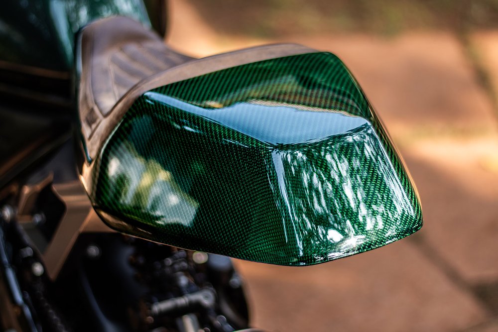 rear view of seat cowl