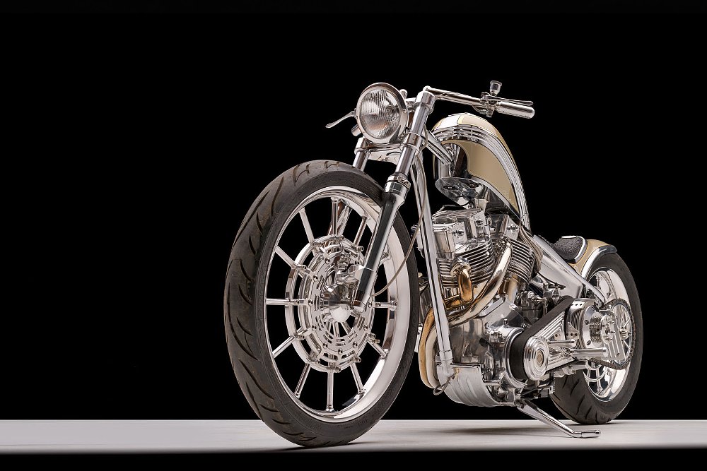 left side view of the Harman custom