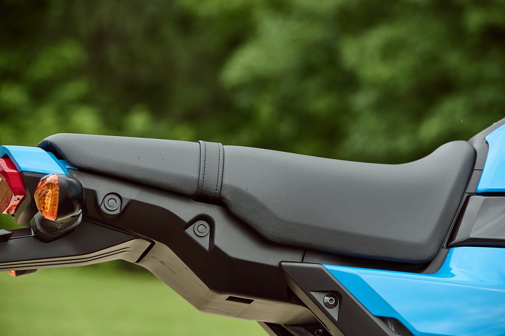 close shot of Grom seat