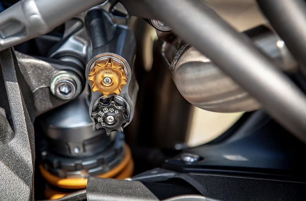 Ohlins shock damping adjusters