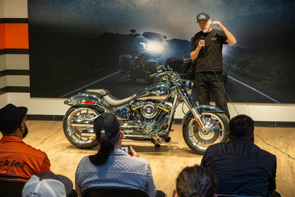 Harley Design VP Brad Richards explains the inspiration behind the 2025 Harley-Davidson Fat Boy Gray Ghost.