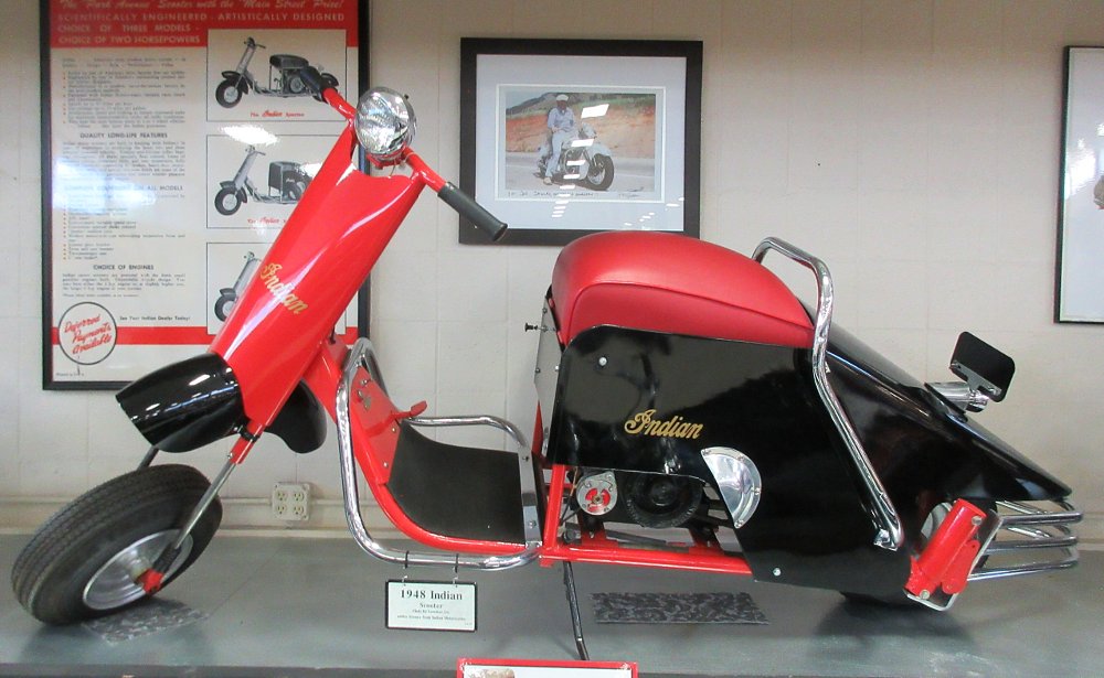 an unusual Indian-branded scooter