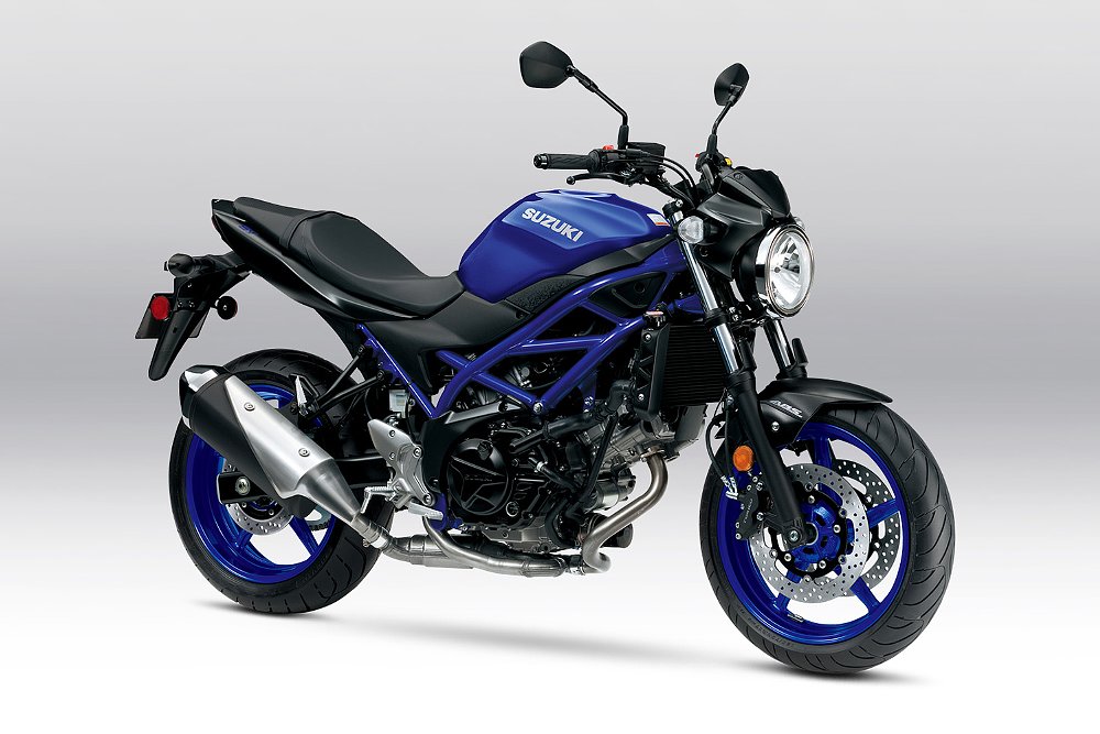 The 2026 Suzuki SV650 set against a white background.
