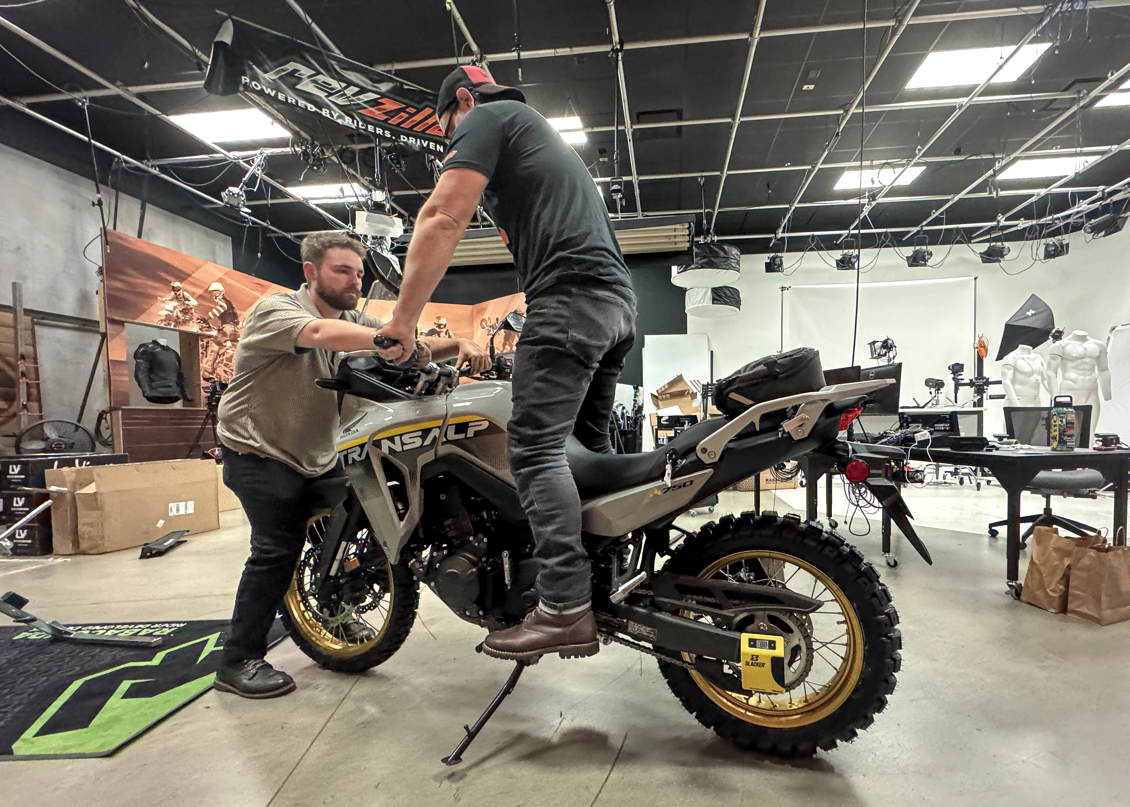 Setting Sag on the 2025 Honda Transalp