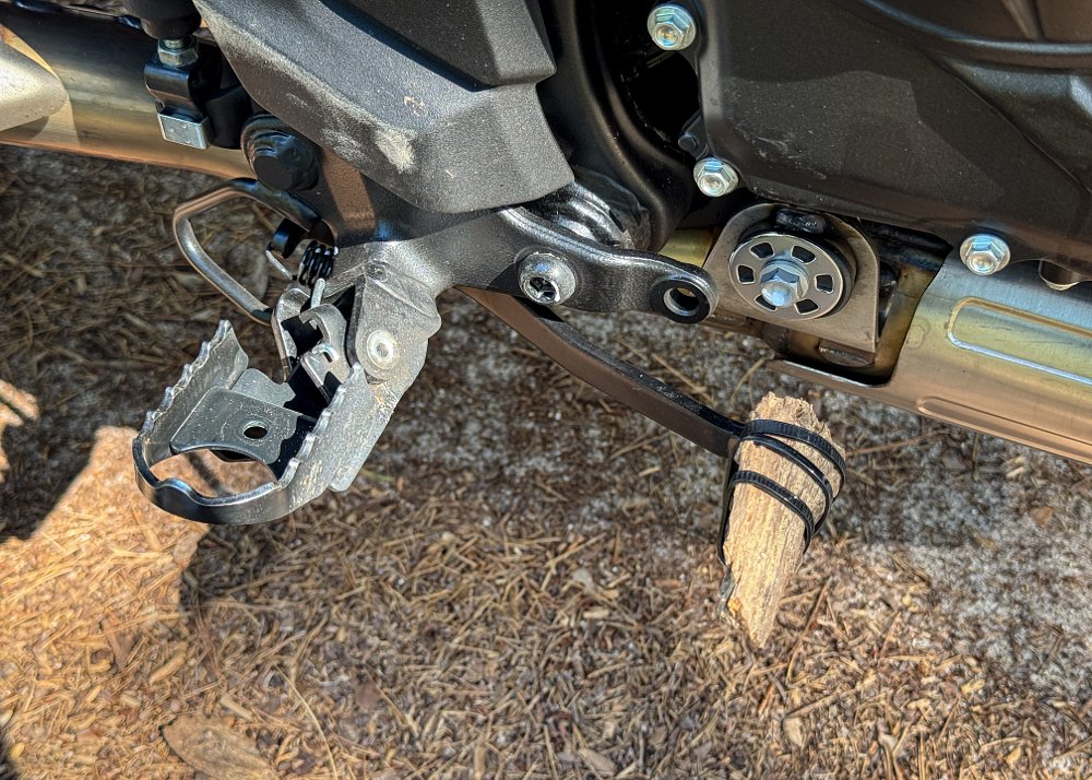 2025 Honda Transalp Brake Pedal Mod