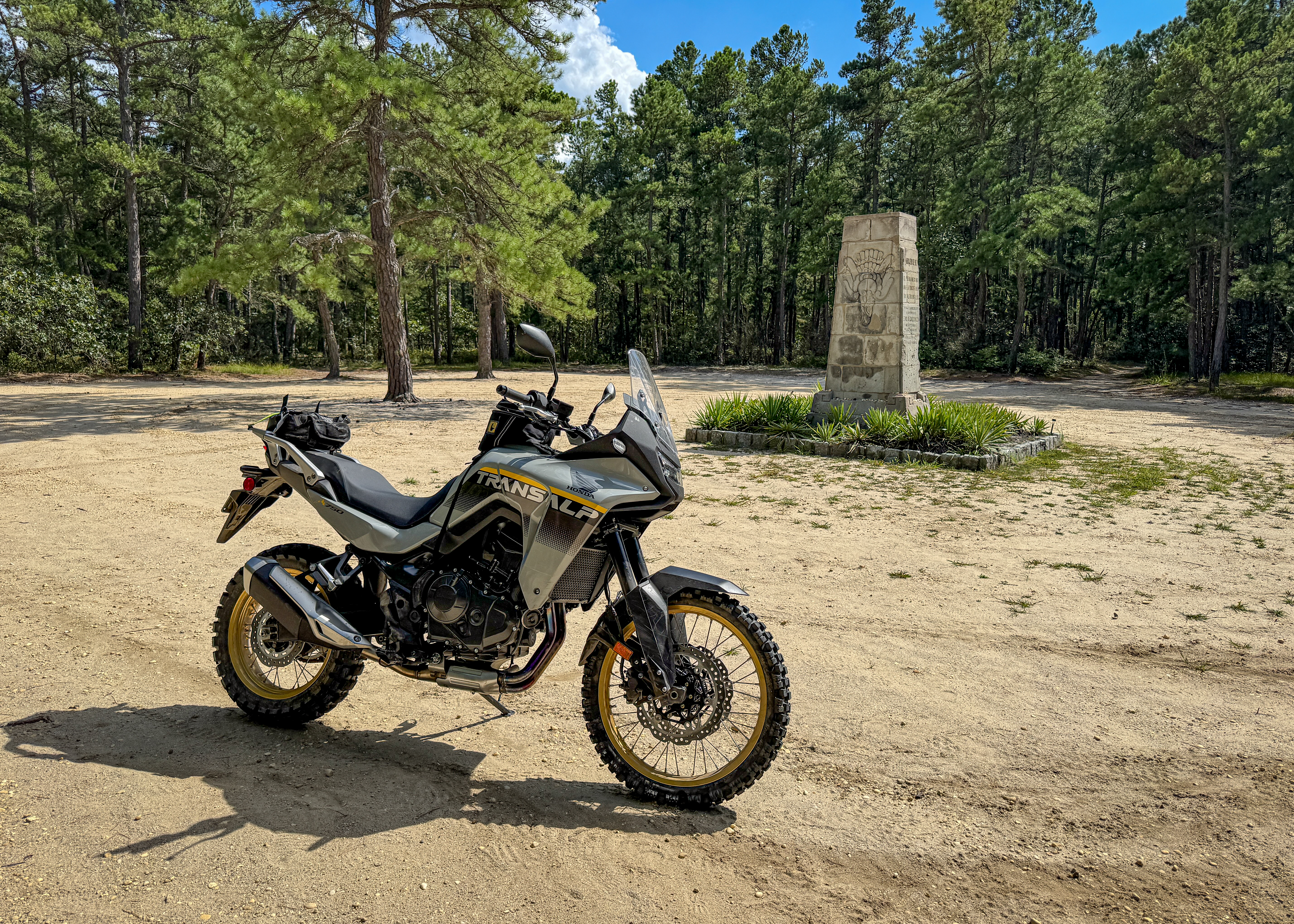 Carranza Memorial Historic Site and 2025 Honda Transalp