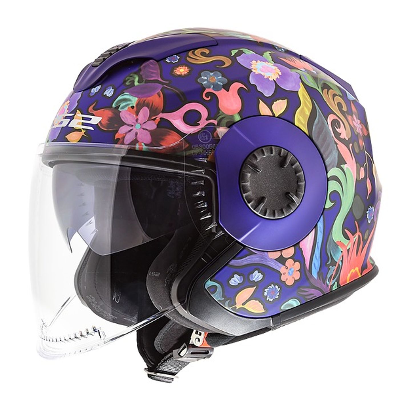 floral motorcycle helmet Suomy Stellar Flower Black Base Full Face (XS Cool and Comfortable Riding Full Cherry Blossom