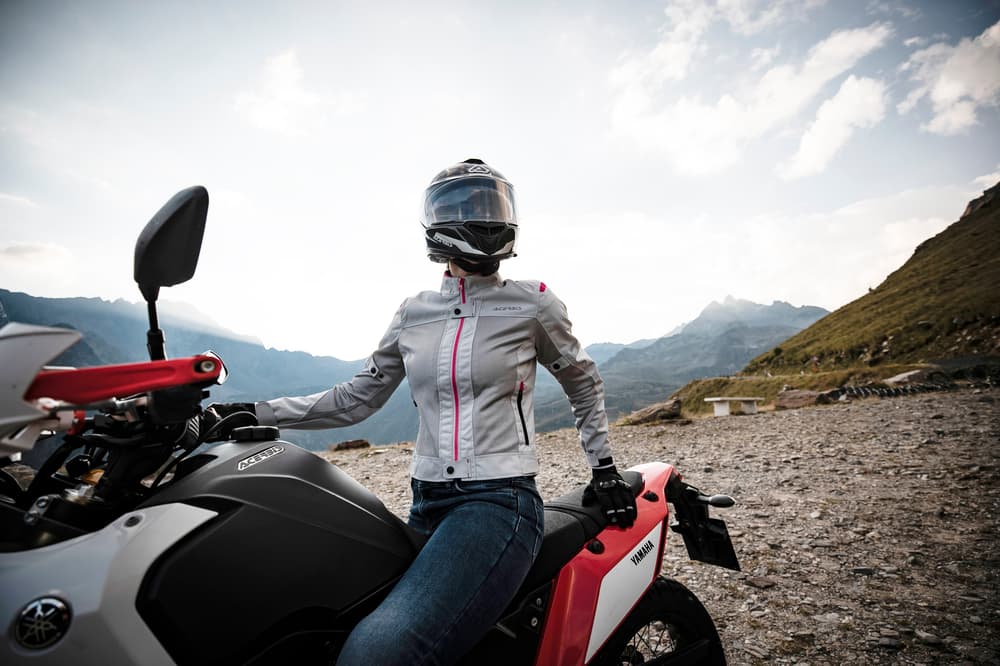 Acerbis fuel tank close up side view